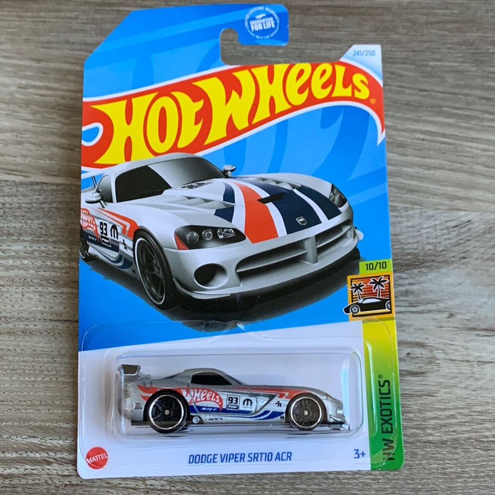 Dodge Viper SRT10 ACR Hot Wheels HW Exotics Hotwheels DodgeViper Silver Car New